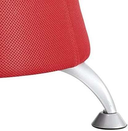 Safco Zenergy Ball Chair, Active Seating, Anti-Burst, Inflatable Chair for Home Office and Classroom, Red Vinyl