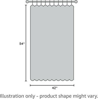 NICETOWN 100% Blackout Curtains 54 inches Long, Double-Deck Completely Blackout Window Treatment Thermal Insulated Lined Drapes for Small Window (Dark Mallard, 1 Pair, 42 inches Width Each Panel)