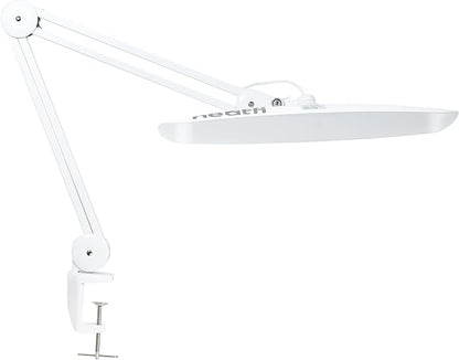 Neatfi XL 2,200 Lumens Adjustable LED Desk Lamp & Task Lamp - Bright, Dimmable Lighting for Office, Crafts, Nails & Hobbies with Clamp (Non-CCT, White)