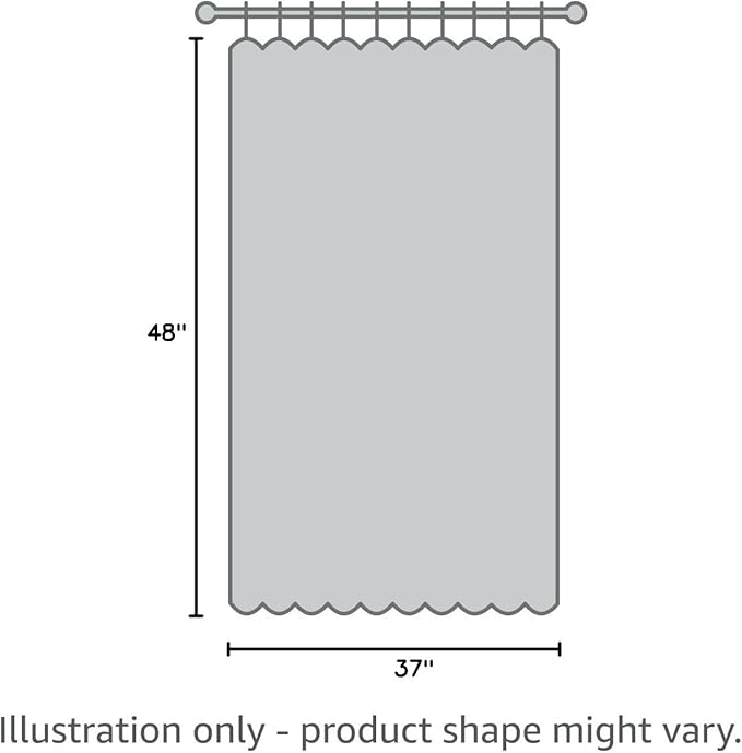 NICETOWN Room Darkening Kitchen Curtains - Window Treatment Thermal Insulated Grommet Light Blocking Curtains & Drapes for Bedroom/Bathroom (2 Panels, W37 x L48, Greyish White)