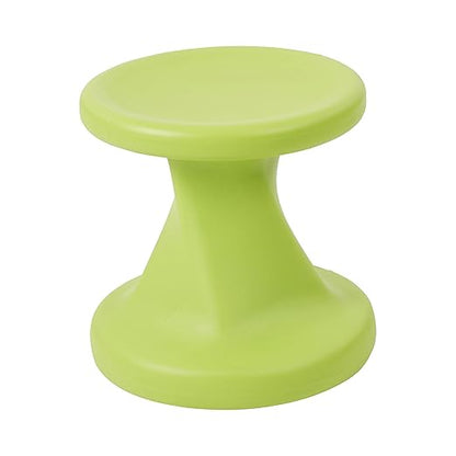 ECR4Kids Twist Wobble Stool, 14in Seat Height, Active Seating, Lime Green