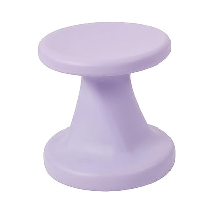 ECR4Kids Twist Wobble Stool, 14in Seat Height, Active Seating, Light Purple