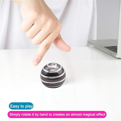 Desk-Fidget-Kinetic-Toys Cool-Gadgets: Cool-Stuff Thing Game Toy for Adult Teen Children Kid, Optical-Illusion Stress Relief Gifts for Man Women Home Office School Christmas Spinning Up 300 Seconds