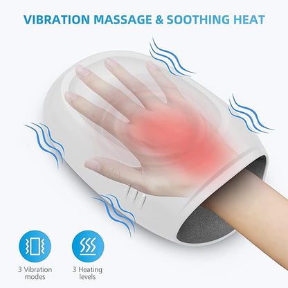 COMFIER Hand Massager with Heat and Compression, FSA HSA Eligible Cordless Hand Massager with Intelligent APP Control for Arthritis and Carpal Tunnel, Gifts for Mom, Dads, Women and Men