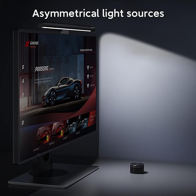 LYMAX Computer Monitor Led Lights: PC Monitor LED Bar Eye Caring Monitor Led Lights Adjustable Monitor Led Lights Desk Lamp for Home Office Gaming