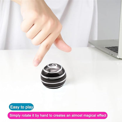 Desk-Fidget-Kinetic-Toys Cool-Gadgets: Cool-Stuff Thing Game Toy for Adult Teen Children Kid, Optical-Illusion Stress Relief Gifts for Man Women Home Office School Christmas Spinning Up 300 Seconds