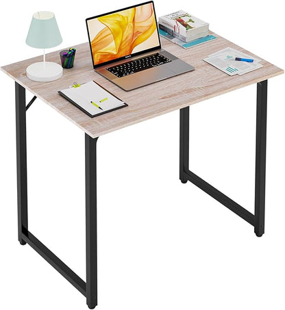 PayLessHere 32/39/47 inch Computer Desk Study Writing Table, Adjustable feet, Modern Furniture for Home Office (1, Nature, 32 inch)