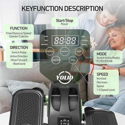 Under Desk Elliptical Elliptical Machines for Home Use Seated Elliptical Ellipse Leg Exerciser Exerciser for Seniors Portable Elliptical Under Desk Bike Pedal Exerciser Exerciser for Seniors