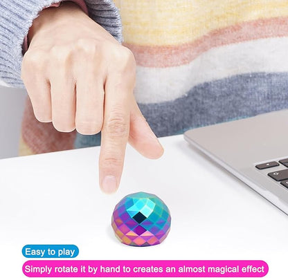 Desk-Fidget-Kinetic-Toys Cool-Gadgets: Cool-Stuff Thing Game Toy for Adult Teen Children Kid, Optical-Illusion Stress Relief Gifts for Man Women Home Office School Christmas Spinning Up 180 Seconds