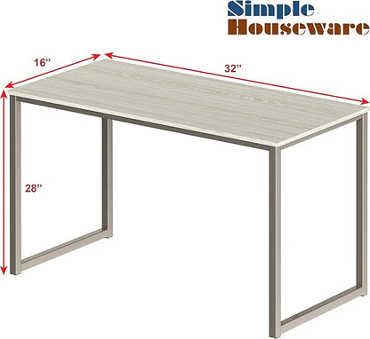 SHW Home Office 32-Inch Computer Desk, Maple