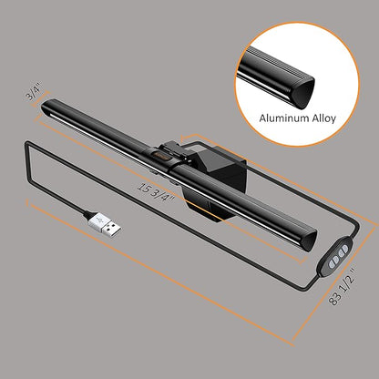 Computer Monitor Light Screen Light Bar e-Reading LED Task Lamp, 3 Color Modes, USB Powered,No Screen Glare, Dimmable Desktop Monitor Lamp for Desk/Office/Home