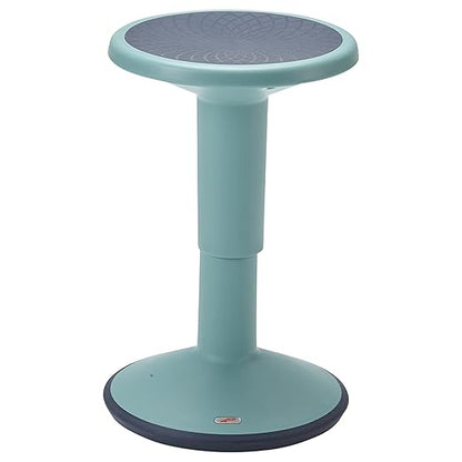 ECR4Kids SitWell Wobble Stool, Adjustable Height, Active Seating, Seafoam