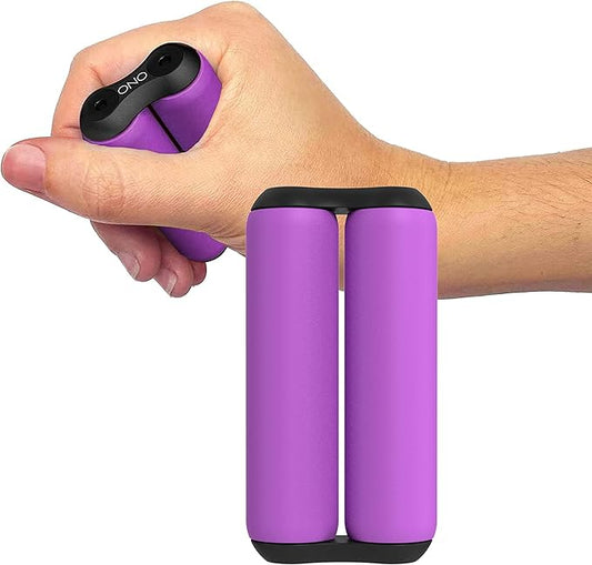 ONO Roller - Handheld Fidget Toy for Adults | Help Relieve Stress, Anxiety, Tension | Promotes Focus, Clarity | Compact, Portable Design (Junior Size/ABS Plastic, Purple)