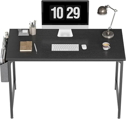 CubiCubi Computer Small Kids Desk 40" Study Writing Work Table for Home Office, Modern Simple Style PC Desk, Black