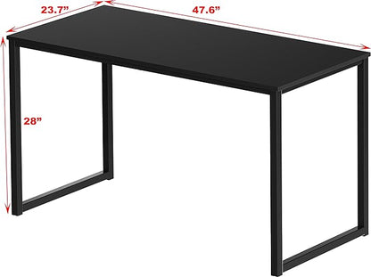 SHW Home Office 48-Inch Computer Desk, Black