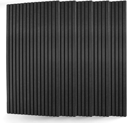 Art3dwallpanels 5 Pack Acoustic Panels, 48" X 24" X 0.71" Soundproof Wall Panels, Self Adhesive High Density Sound Absorbing Acoustic Treatment for Recording Studio, Office, Black