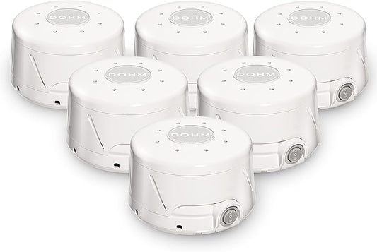 Yogasleep Dohm Classic (6 Pack) The Original White Noise Sound Machine, Soothing Natural Sounds from a Real Fan, Sleep Therapy for Adults & Baby, Noise Cancelling for Office Privacy & Meditation