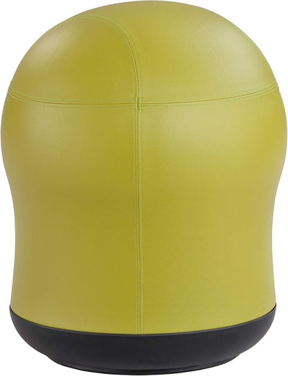 Safco Zenergy Swivel Ball Chair, Anti-Burst, Vinyl Exercise Ball Chair for Home, Office & Classroom, Ideal for K-12, Supports Active Seating, Green Vinyl