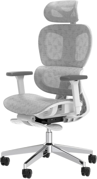 Ergonomic Mesh Office Chair with 3D Adjustable Armrest,High Back Desk Computer Chair Ergo3d Ergonomic Office Chair with Wheels for Home & Office Black