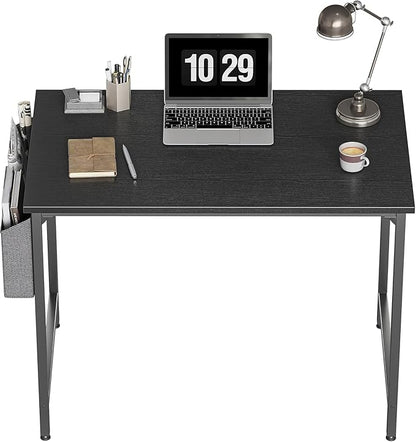 CubiCubi Computer Small Kids Desk 32" Study Writing Work Table for Home Office, Modern Simple Style PC Desk, Black