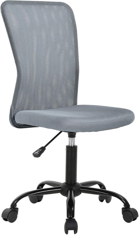 Ergonomic Office Chair Desk Chair Mesh Computer Chair Back Support Modern Executive Mid Back Rolling Swivel Chair for Women, Men (Grey)