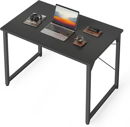 Cubiker Small Computer Desk, 32 inch Home Office Kids Desk for Bedroom and Small Spaces, Modern Simple Cheap Table for Studying, Writing, Working, Black