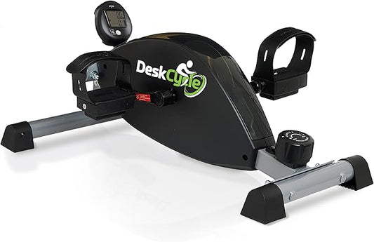 DeskCycle Under Desk Bike Pedal Exerciser - Stationary Bikes for Home & Office - Standard and Adjustable Height Versions