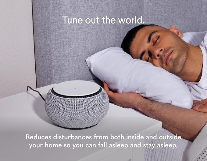 SNOOZ Smart White Noise Sound Machine - Real Fan Inside for Non-Looping White Noise, Sleep Aid for Adults, Travel, Sleeping, Bedroom, Portable, Baby Registry Essential - Cloud