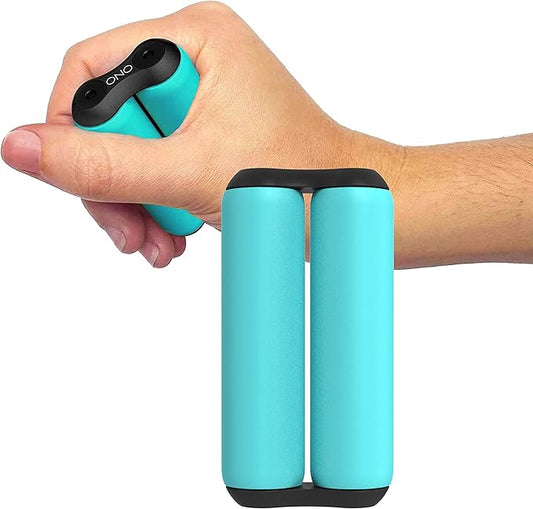 ONO Roller - Handheld Fidget Toy for Adults | Help Relieve Stress, Anxiety, Tension | Promotes Focus, Clarity | Compact, Portable Design (Junior Size/ABS Plastic, Teal)