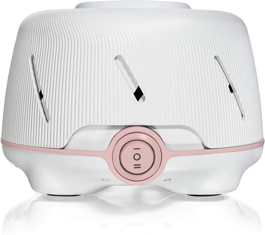 Yogasleep Dohm (White,Pink) The Original White Noise Machine, Relaxing Natural Sound From a Real Fan, Noise Cancelling For Office Privacy, Sleep Aid For Adults & Baby, Travel Size Pink Noise Machine