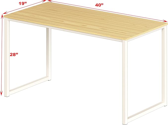 SHW Home Office 40-Inch Computer Desk, Oak