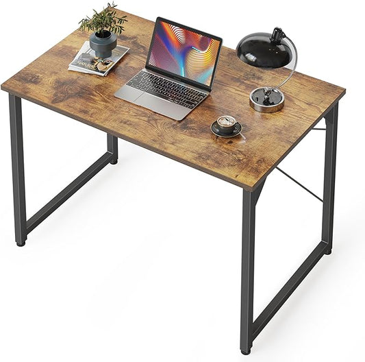 CubiCubi Computer Desk, 32 inch Small Home Office Desk for Small Spaces, Modern Simple Style for Home, Office, Study, Writing, Vintage