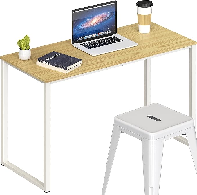 SHW Home Office 32-Inch Computer Desk, Oak