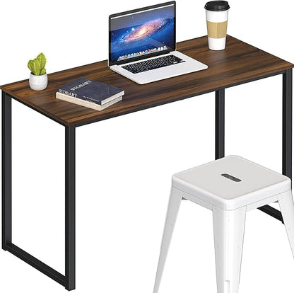 SHW Home Office 32-Inch Computer Desk, Walnut