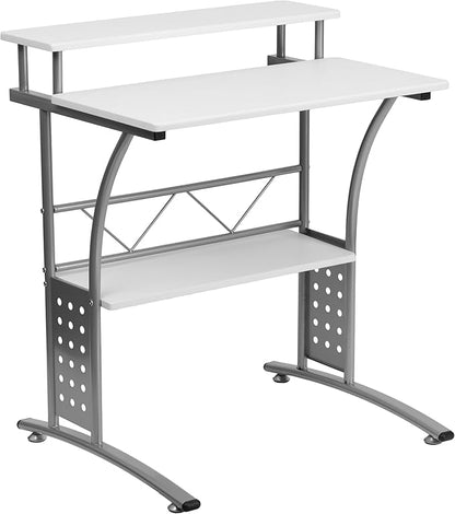 Flash Furniture Clifton White Computer Desk 28 Inch