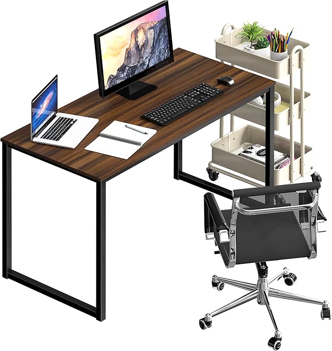 SHW Home Office 40-Inch Computer Desk, Walnut