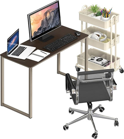 SHW Home Office 32-Inch Computer Desk, Espresso