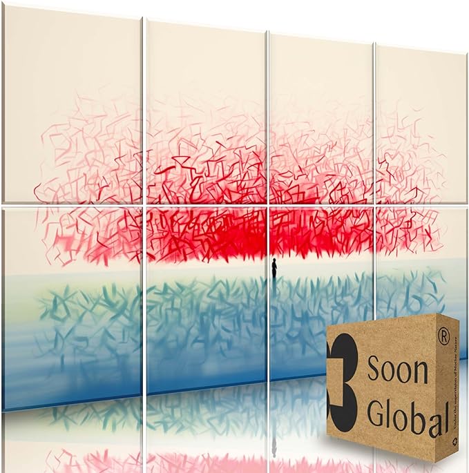 Acoustical Wall Panels, 48 X 32 Inches Art Acoustic Panels, Decorative Acoustic Panels, Acoustic Wall Panels, Sound Absorbing Wall Art, Hushed Disorde