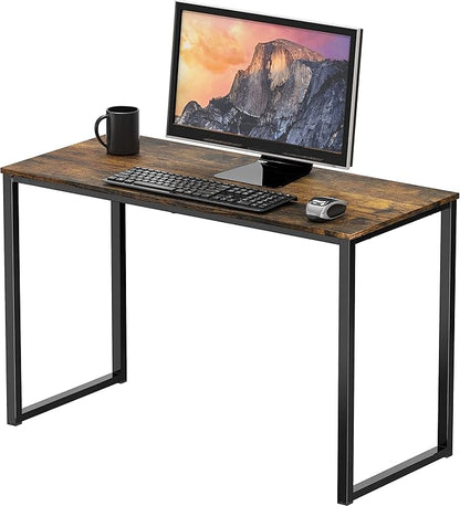 SHW Mission 32 inches Office Desk, Rustic Brown