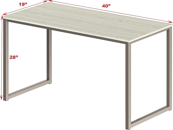 SHW Home Office 40-Inch Computer Desk, Maple