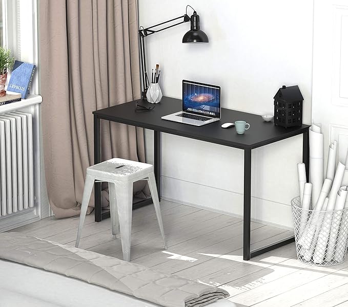 SHW Home Office 48-Inch Computer Desk, Black