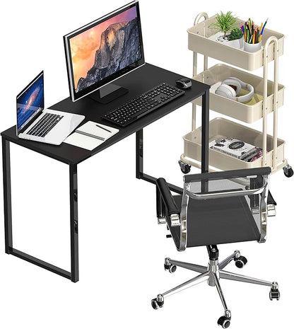 SHW Home Office 32-Inch Computer Desk, Black