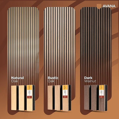 Avana Acoustic Wall Panels Color Samples Pack - Premium Wood Panels for Wall Decor - Interior Sound Proofing and Acoustic Panels