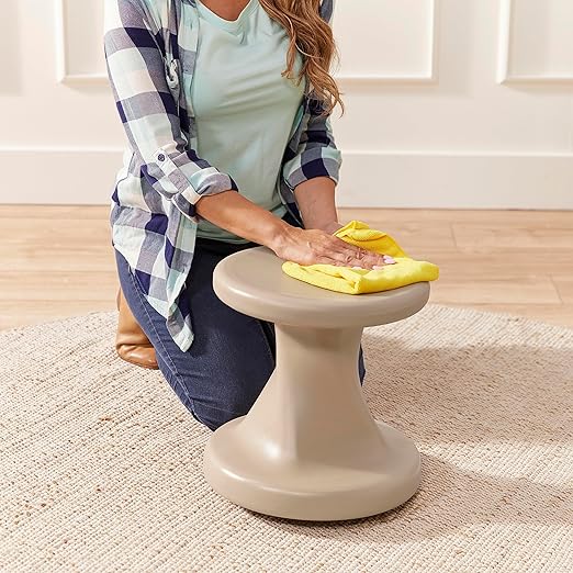 ECR4Kids Twist Wobble Stool, 14in Seat Height, Active Seating, Sand