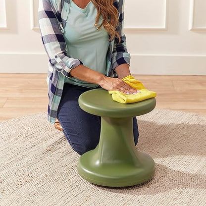 ECR4Kids Twist Wobble Stool, 14in Seat Height, Active Seating, Hunter Green