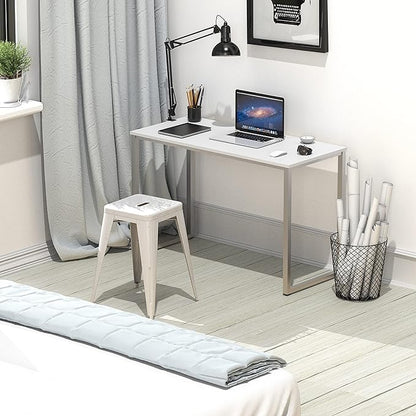 SHW Home Office 32-Inch Computer Desk, White