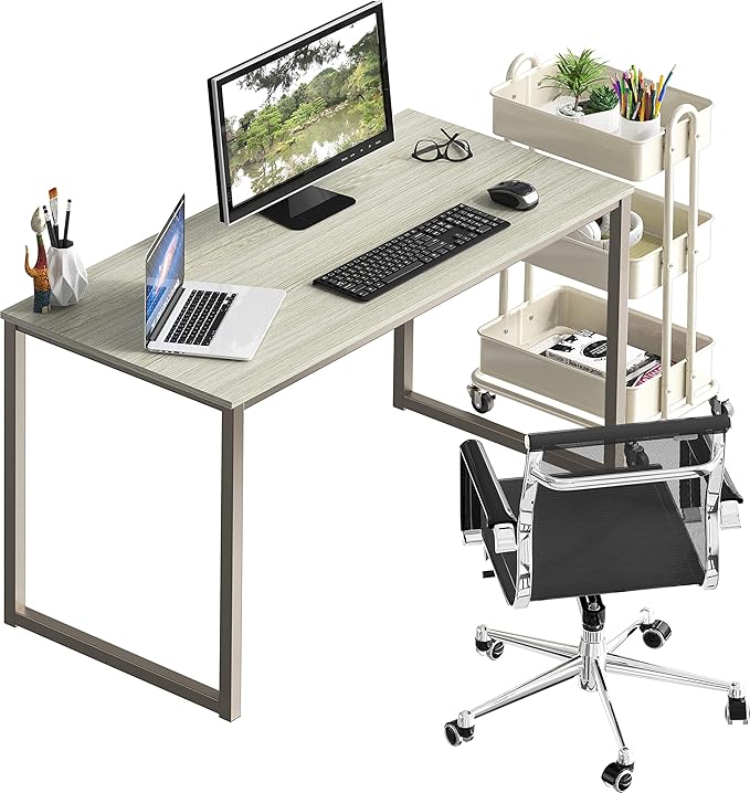 SHW Home Office 40-Inch Computer Desk, Maple